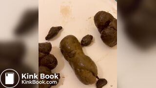 Sexy hairy erotic asshole spits caviar