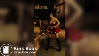 Anime girl fart and shit