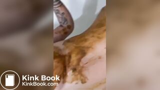 Scat Slut Lick Dildo