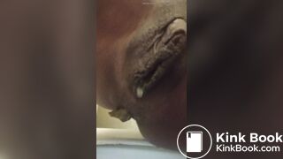 B.E. both holes stretch 1 shitty 1 creamy both nasty!