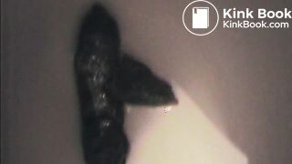 Sexy girl shits in german shelf toilet #7