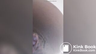 Older Black Lady Straining