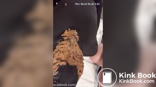 Slave struggles with MASSIVE load
