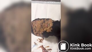 Slave struggles with MASSIVE load