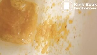 Total splatter of diarrhea!