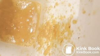 Total splatter of diarrhea!