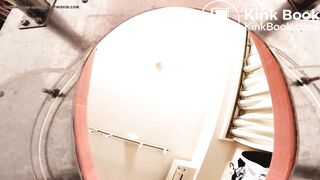 Mistress Good aim with diarrhea on human toilet