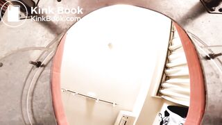 Mistress Good aim with diarrhea on human toilet