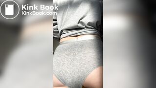 White Girl Shits Panties for you