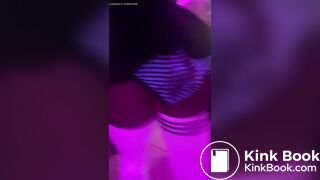 Ebony Blue Panty Poop & Sitting In It