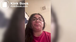 Girl Pushing for Poop and Farting