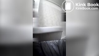 Woman diarhea public wc