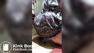 Girl pooping in shower - video 2