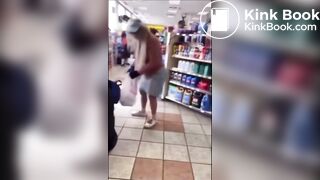 Woman Pooped Herself in Jean Skirt