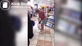 Woman Pooped Herself in Jean Skirt