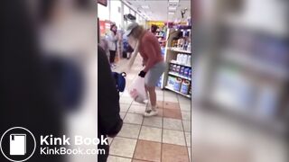 Woman Pooped Herself in Jean Skirt