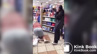 Woman Pooped Herself in Jean Skirt