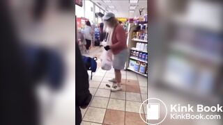 Woman Pooped Herself in Jean Skirt