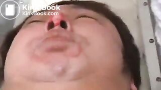 Japenese girl scat in man's mouth