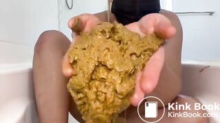 Covering myself in soft shit and piss