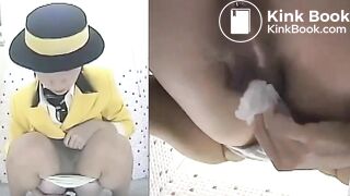 Japanese woman's toilet scene - video 357