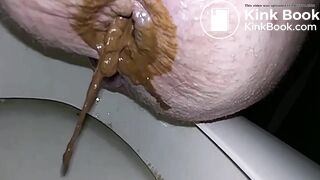 Granny BBW has extreme diarrhea
