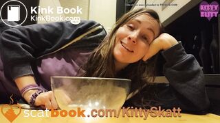 Shitting in bowl - video 3