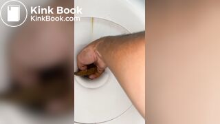 Shit farming small toilet