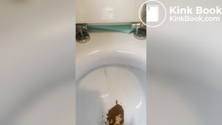 Back poop from a sexy brunette 2