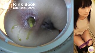 Japanese girls having diarrhea