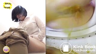 Japanese girls having diarrhea