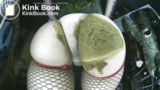 beautiful ass shitting in white panty