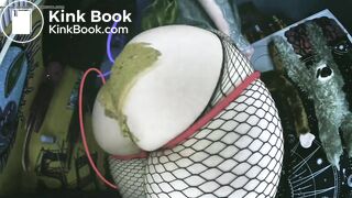 beautiful ass shitting in white panty