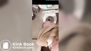 Twitter clip toilet selfie poop