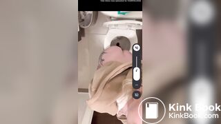 Twitter clip toilet selfie poop