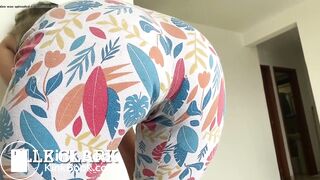 girl with fat ass shits pants