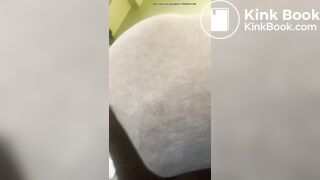 same ebony panty pooping again