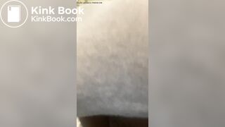 same ebony panty pooping again