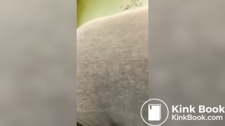 same ebony panty pooping again