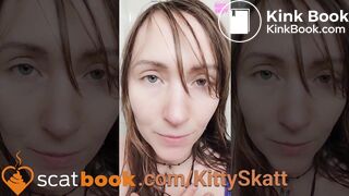 Stinky poop and pee on toilet