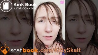 Stinky poop and pee on toilet