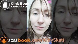 Stinky poop and pee on toilet