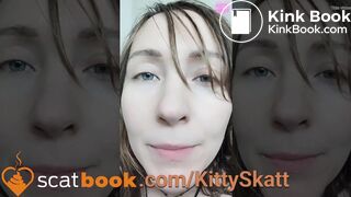 Stinky poop and pee on toilet