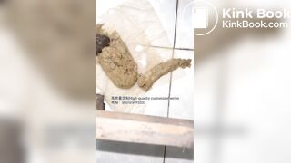 Beautiful girl poops in the toilet 58