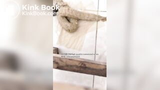 Beautiful girl poops in the toilet 58