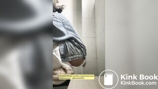 Beautiful girl poops in the toilet 59