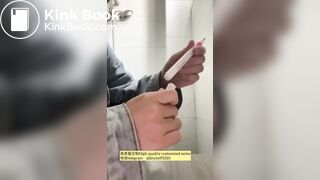 Beautiful girl poops in the toilet 59