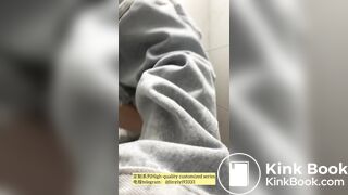 Beautiful girl poops in the toilet 60