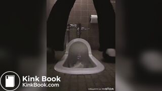 Japanese College Girl pooping in toilet