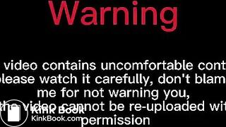 Girl big dump on de floor